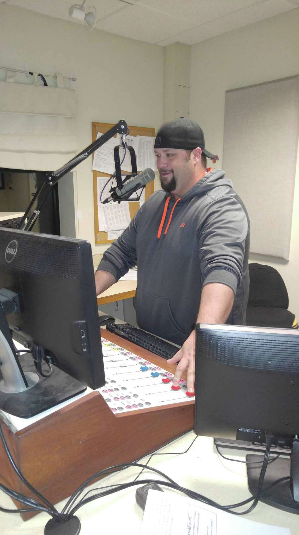 Jeff Levack, co-host at WTMM (104.5 FM) for seven years, is leaving his afternoon drive slot to take a media relations position. (Pete Dougherty/Times Union)