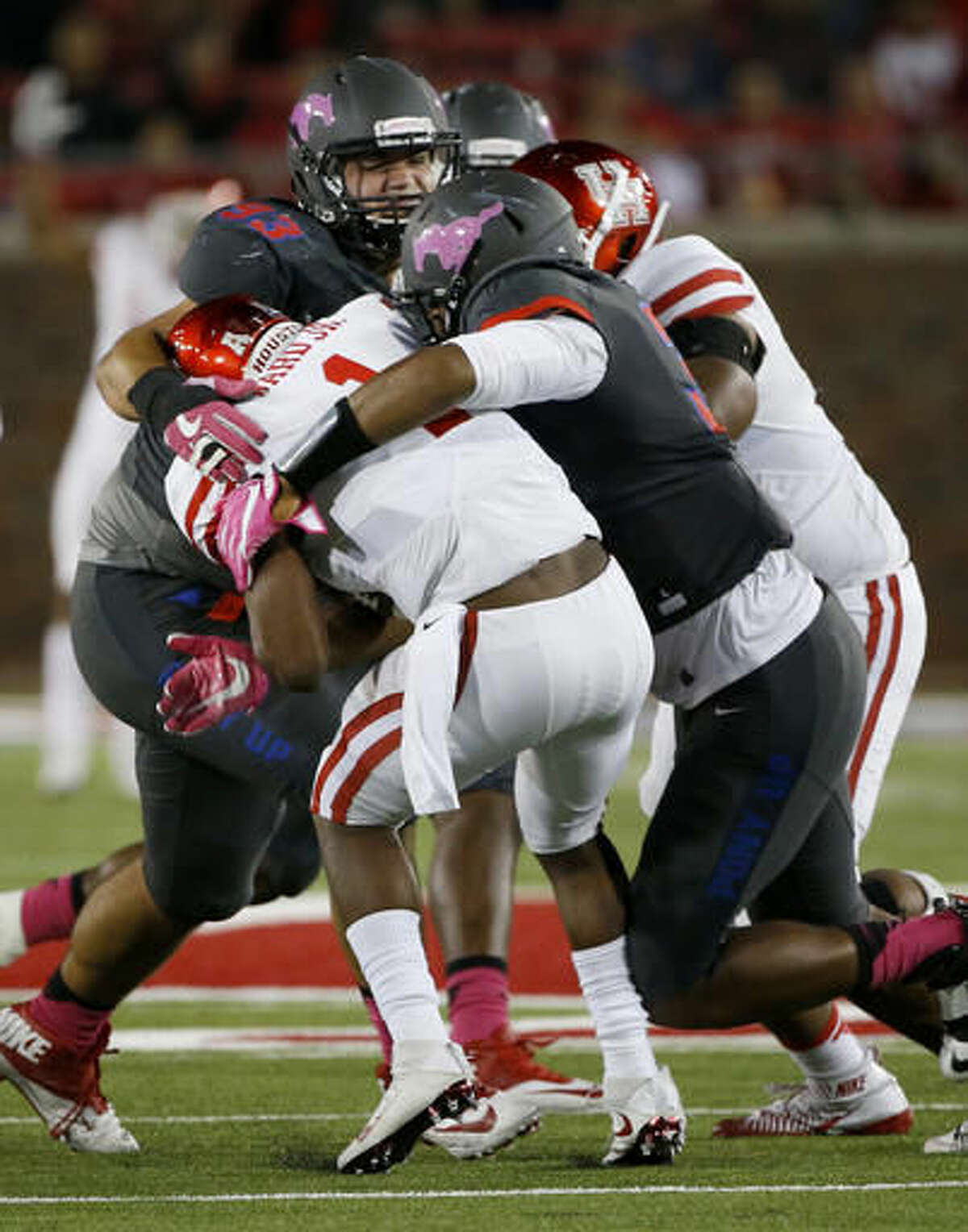 SMU stuns No. 11 Houston 38-16 by shutting down QB Greg Ward