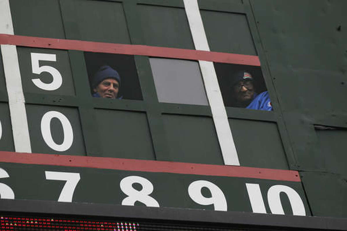 Inside the Wrigley Field scoreboard 