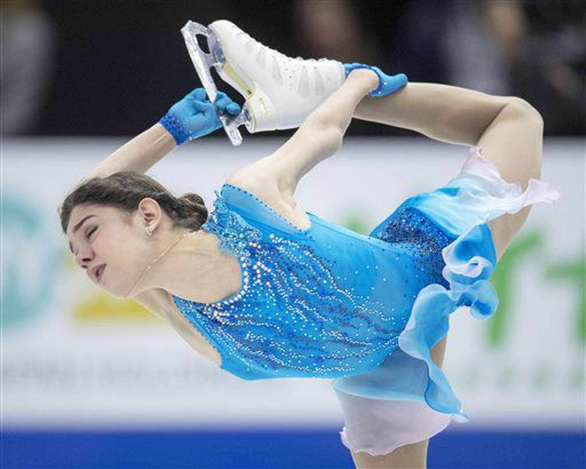 Russia's Evgenia Medvedeva tops Skate Canada short program
