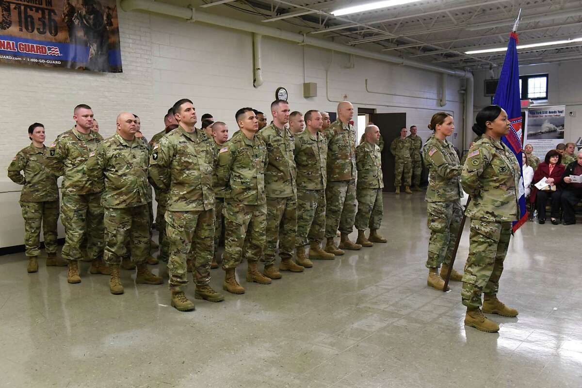 Change of command at Troy armory