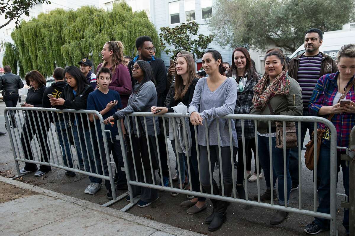 Fans line up along Broderick Street to see the cast of the original "Full House" and the Netflix sequel "Fuller House" during a press event outside the property used in the sitcom in 2016. Click through the gallery for pictures of the home when it went on the market in 2016.
