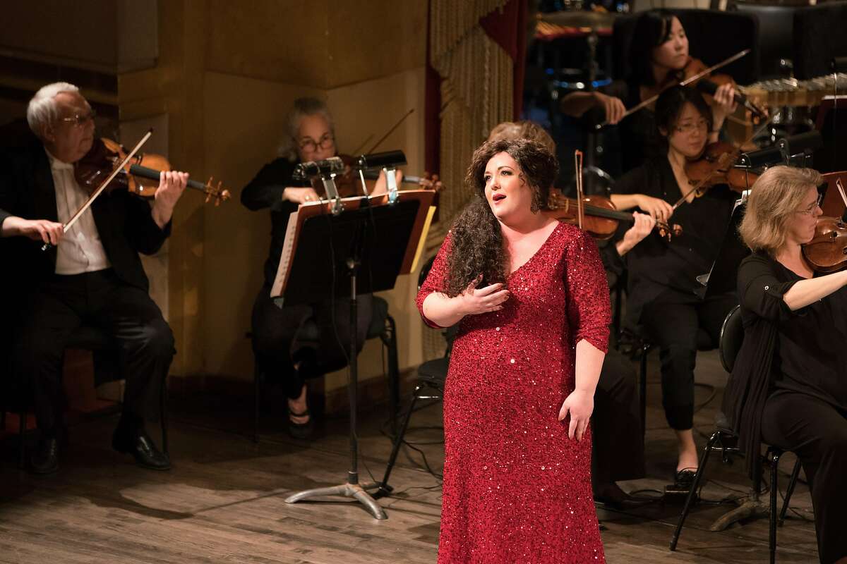 Soprano Toni Marie Palmertree sings an aria from Verdi's "Don Carlos" at the Adler Fellows gala concert