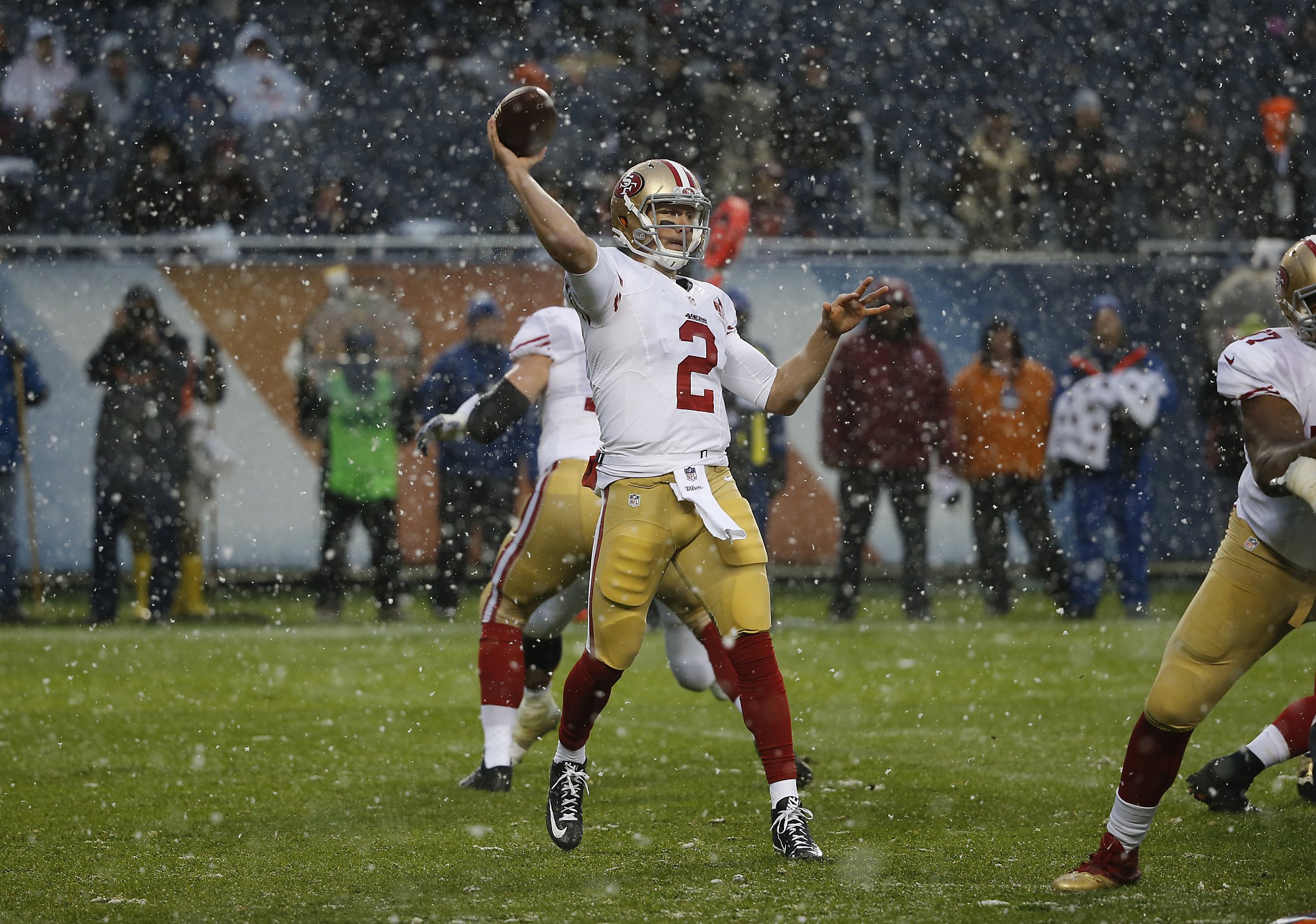 Kaepernick struggles as 49ers lose 26-6 to Chicago