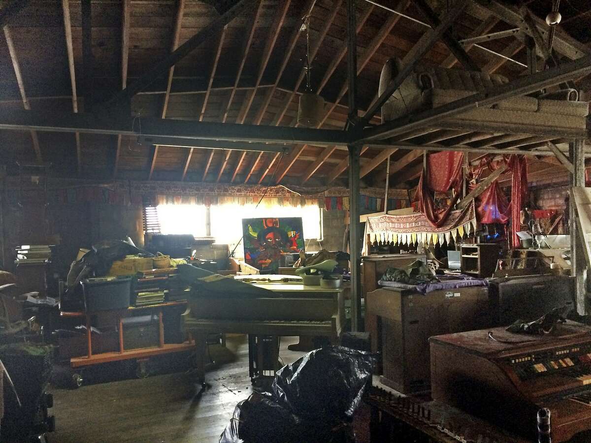 This 2014 photo provided by Ajesh Shah shows the interior of a portion of the 'Ghost Ship' warehouse, taken while he was on a tour as a potential tenant of the Oakland, Calif., building. Dozens of people have died at a party after a fire that started late Friday, Dec. 2, 2016, and swept through the building. (Ajesh Shah via AP)