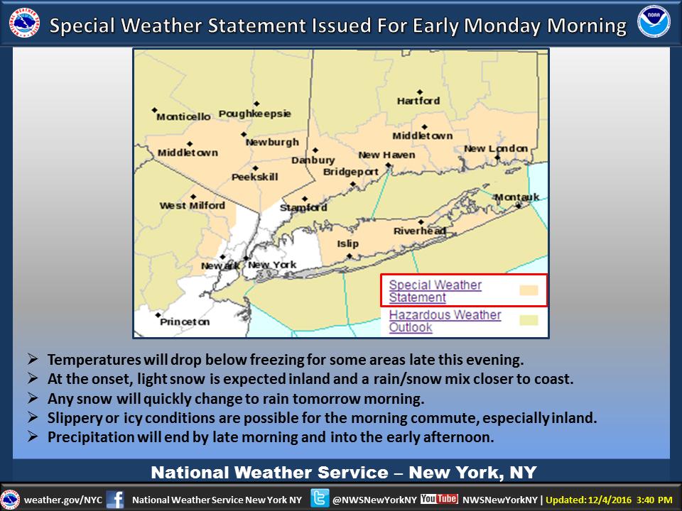 Snow changing to rain; more rain Tuesday