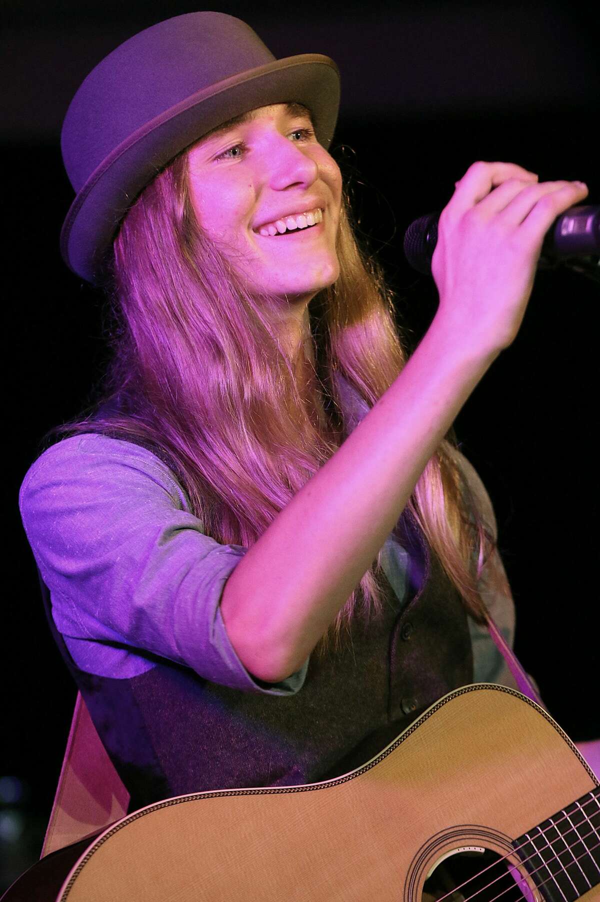 In this file photo, Sawyer Fredericks performs at a gala in Saratoga Springs in September 2015. 