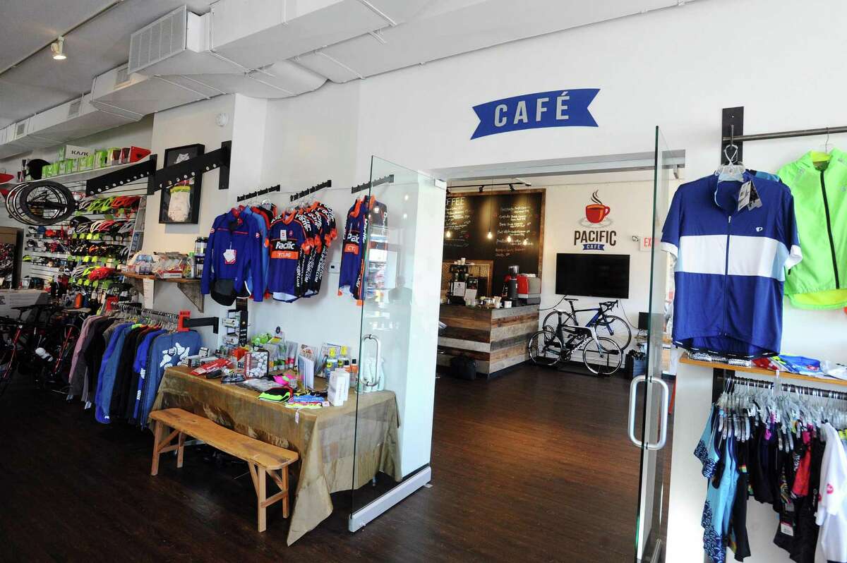 Pacific Cycling & Triathlon has opened a cafe inside their store on High Ridge Rd. in Stamford, Conn. on Thursday, Dec. 1, 2016.