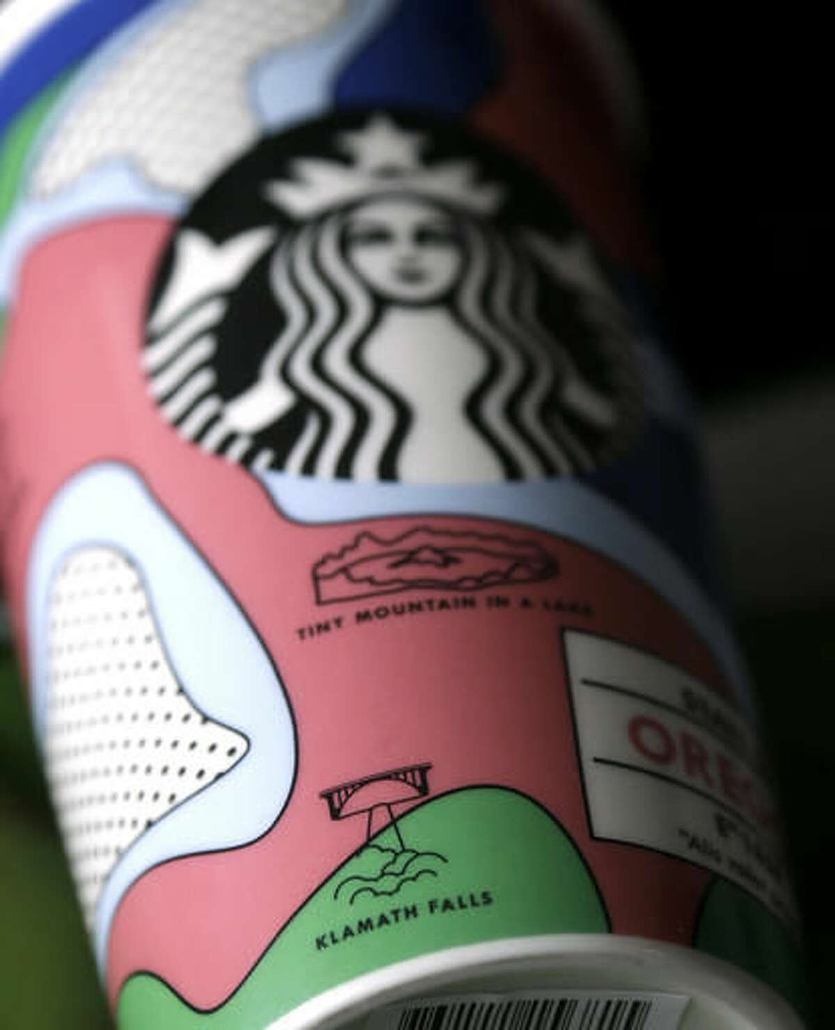 Starbucks mislabels Oregon-themed travel mug