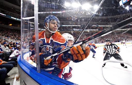 Grabmer scores 2, Rangers beat Oilers 3-1