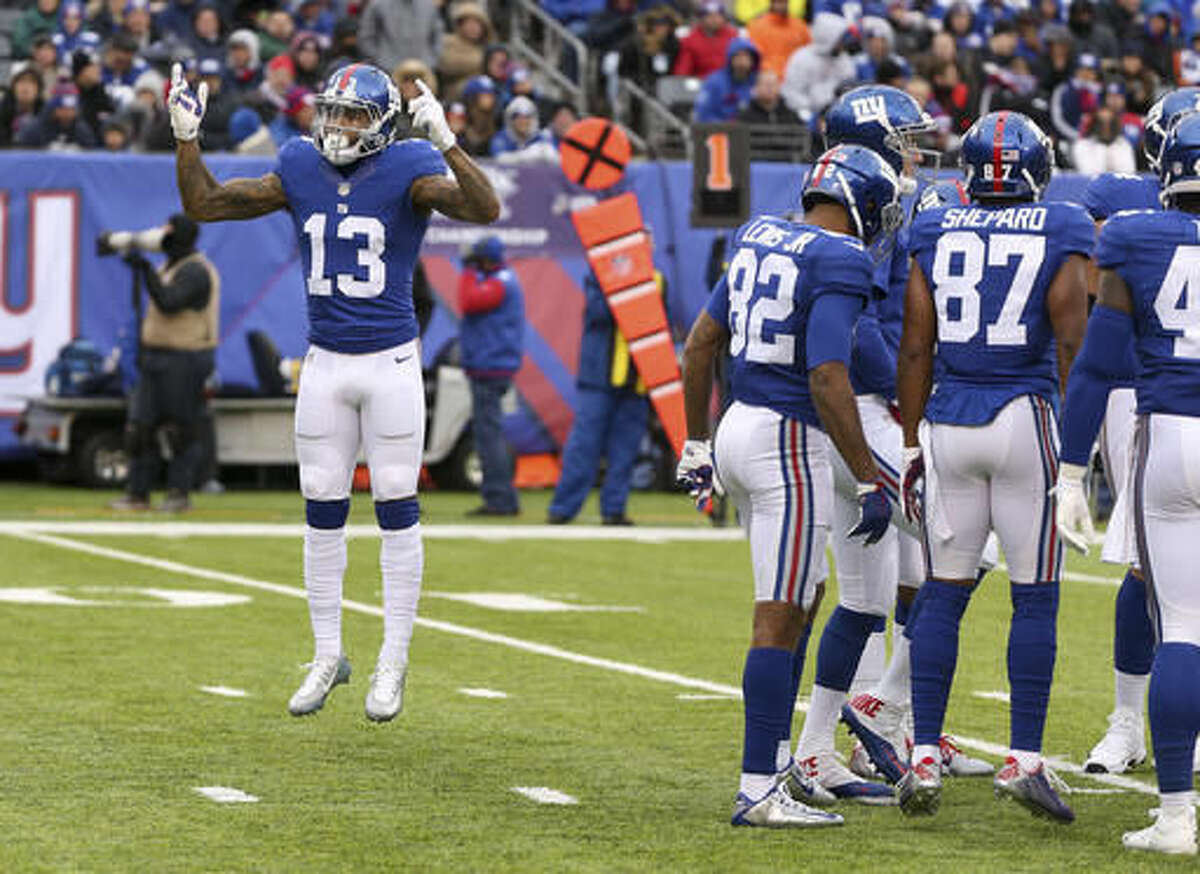 Odell Beckman wins playoff game before the Giants do