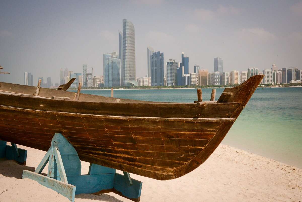 Shield your eyes from the glitter of modern-day Abu Dhabi for a second, and the ancient also appears.