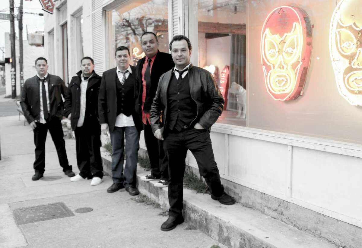 Boca Abajo are (from left) Joe Ramirez, Peter Ramirez, Lionel Salinas, Conrad Salinas and Patrick Salinas. The Austin band plays rock en español