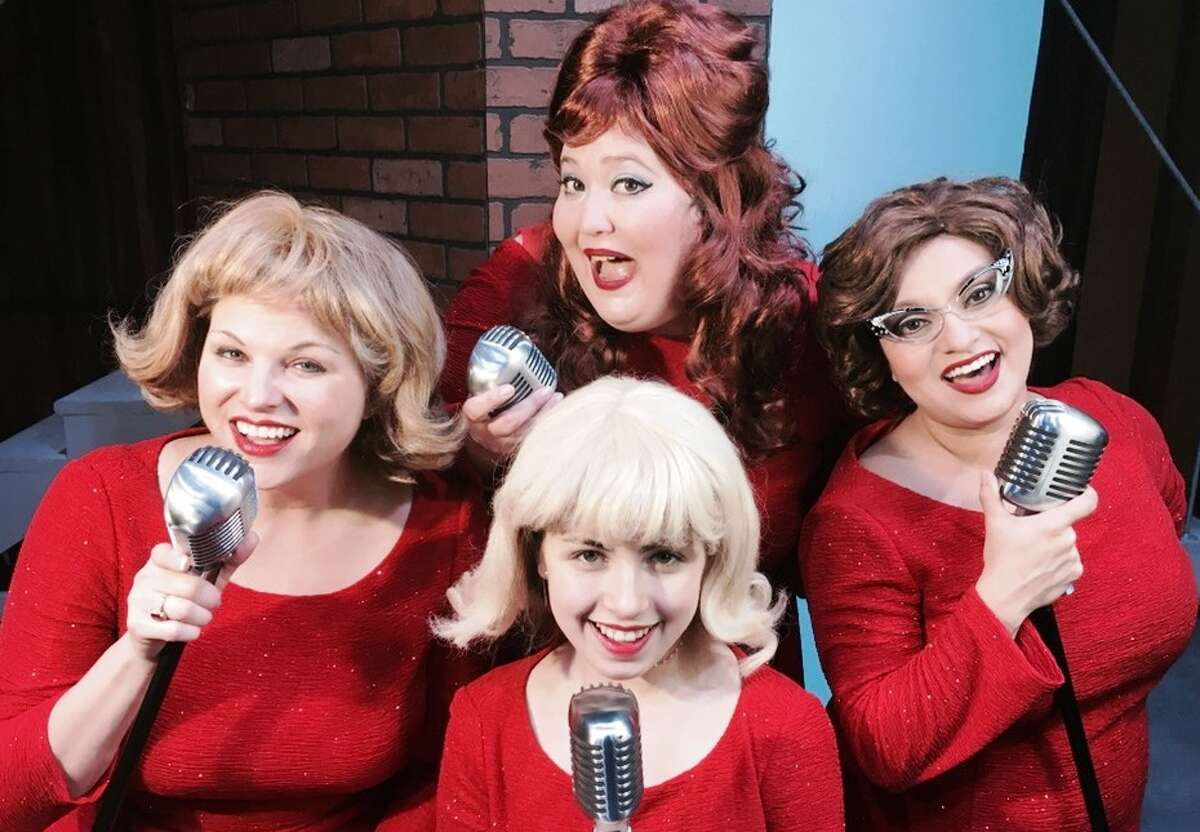 The Paisley Sisters are a fictitious sister act from the Fifties and Sixties, akin to the Lennon Sisters or the McGuire Sisters. The farcical plot is set during the Paisley Sisters' live 1964 Christmas television special. The cast includes Beth Erwin (Connie), Cali Hall (Abigail), Gianna Rodriguez (Bonnie) and Krystal Newcomer (Lonnie).