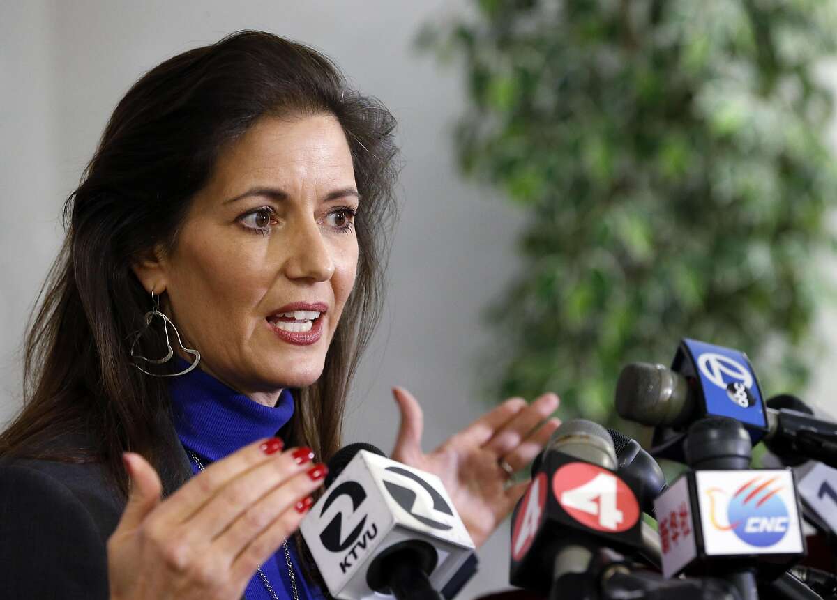 Oakland Mayor Libby Schaaf during a press conference where officials addressed the status of the Ghost Ship fire that claimed 36 lives in Oakland, Calif., on Wednesday, December 7, 2016.