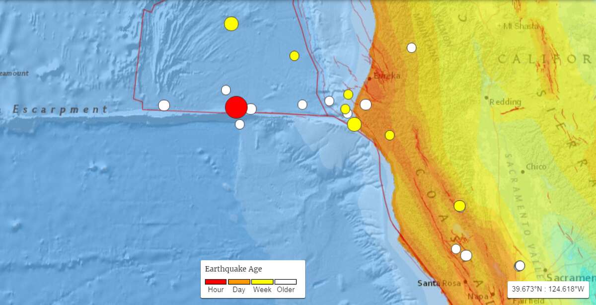 6.5 quake, off coast of Humboldt County, felt in Bay Area