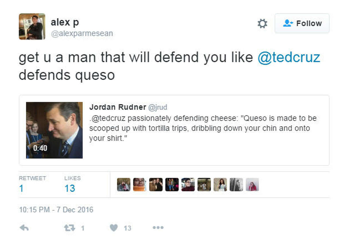 Ted Cruz S Uncomfortable Love Of Queso Prompts Epic Memes