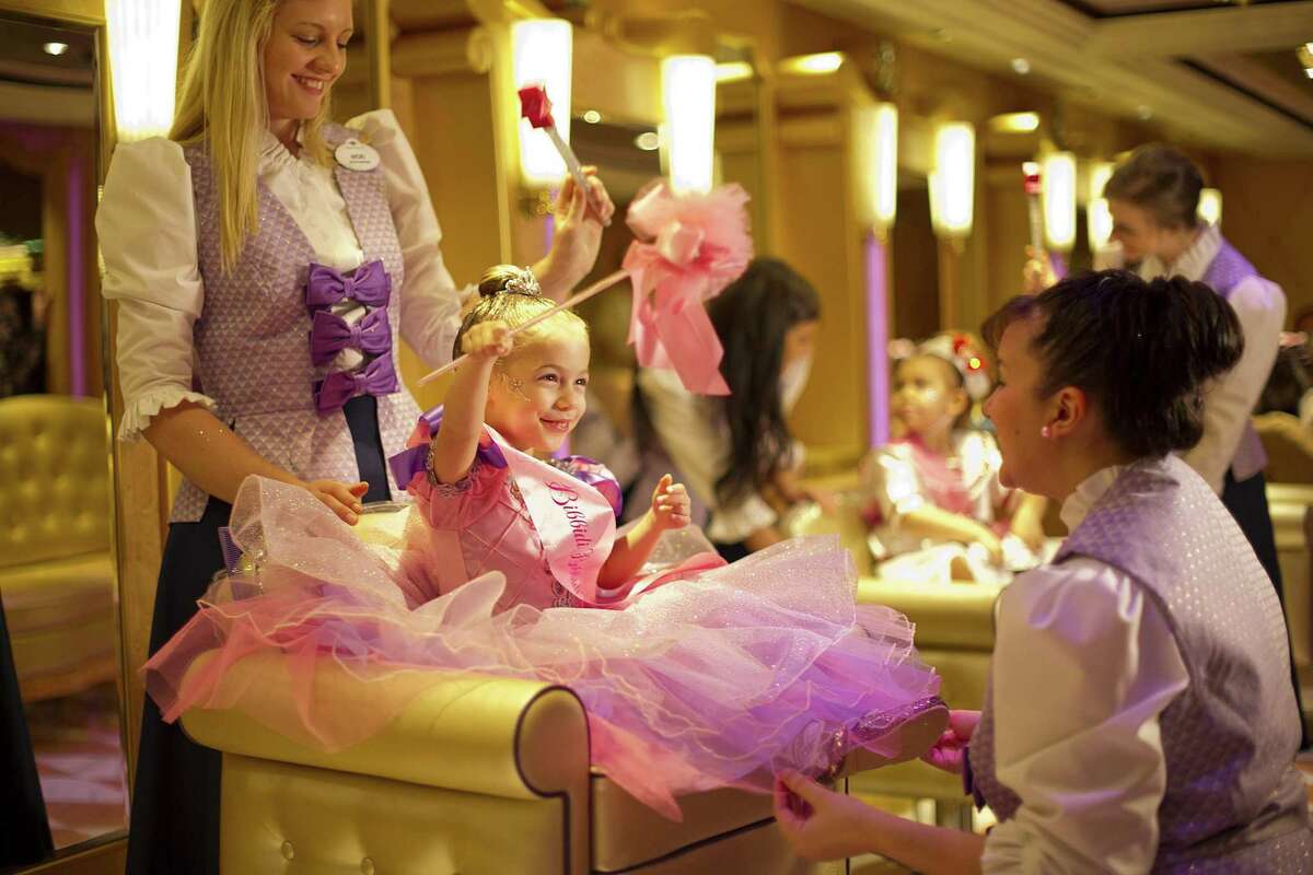 At Bibbidi Bobbidi Boutique, aspiring young princesses receive the full fairy tale treatment with pixie-dusted makeovers at this very special salon. When young princesses-to-be make their royal entrance at the Bibbidi Bobbidi Boutique, they are greeted by their very own Fairy Godmother-in-training who transforms them with magical makeovers.