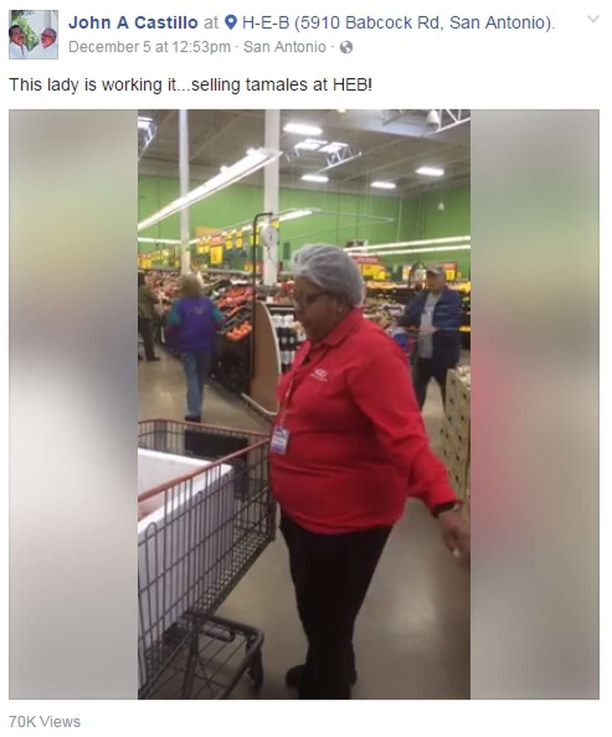 The Internet Is Loving This San Antonio H E B Worker S Tamale Jingle And Dance