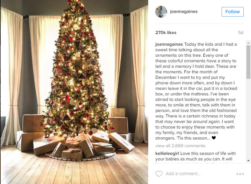 Joanna Gaines' Christmas tree is way better than yours
