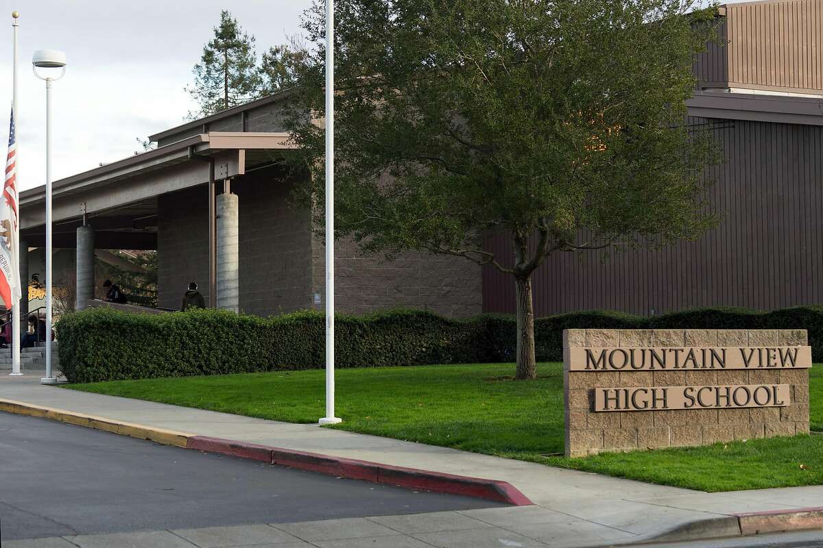 Mountain View High School is seen on Friday, Dec. 9, 2016. Students are alleged to have put nude photographs of others into a shared Dropbox account.