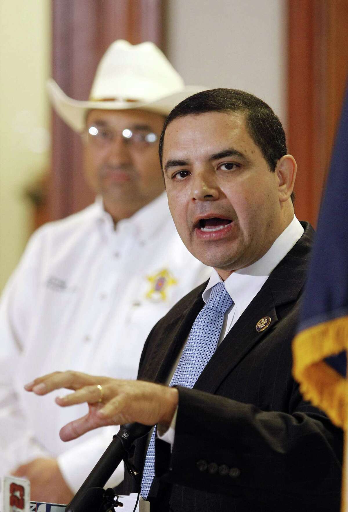 Democratic U.S. Rep. Henry Cuellar , who represents the state's 28th congressional district, which covers areas on the Northeast Side of San Antonio and Elmendorf, Floresville, Pleasanton and Jourdanton, plans to host a tele-town hall March 21. A spokesperson for Cuellar said the congressman did traditional town halls in the past but switched due to the size of the district.
