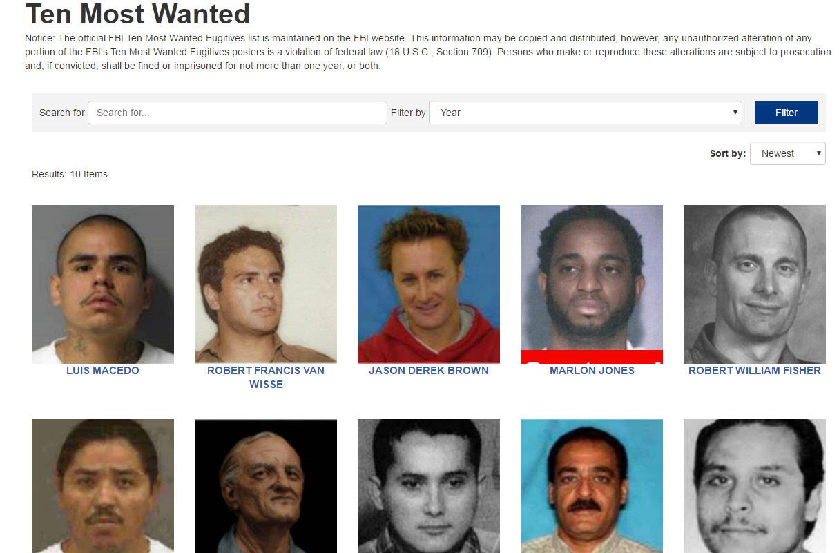 Texas Man Added To FBI's 10 Most Wanted Fugitives List In Connection ...