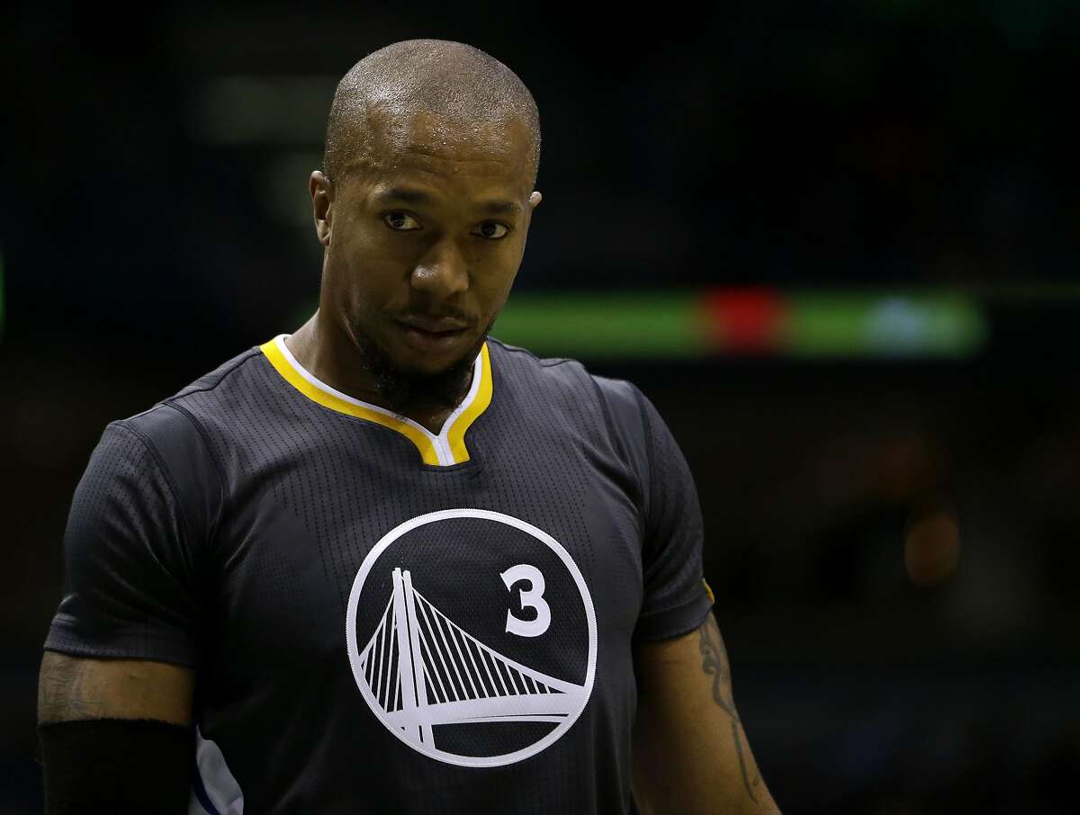 Golden State Warriors' David West during the second half of an NBA basketball game against the Milwaukee Bucks Saturday, Nov. 19, 2016, in Milwaukee. (AP Photo/Aaron Gash)