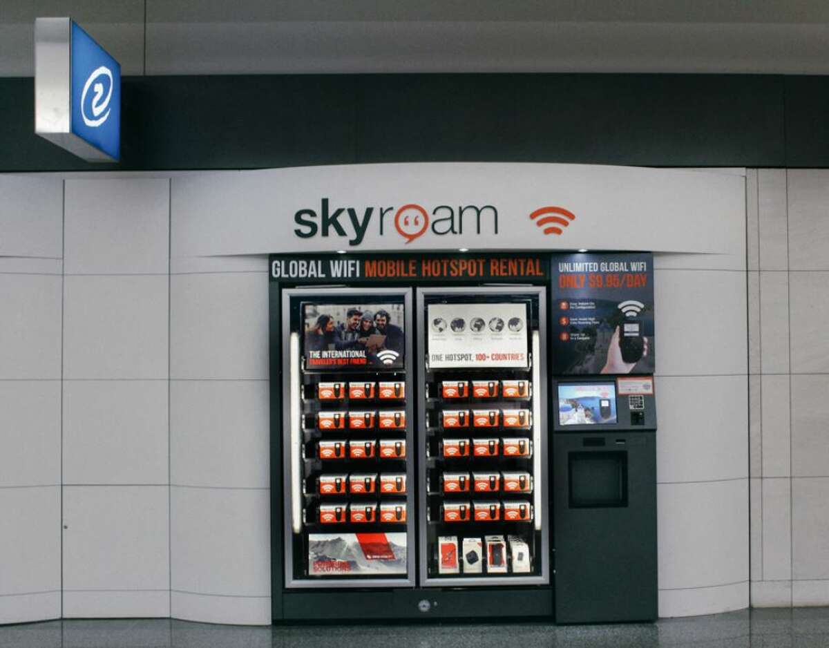 Skyroam WiFi vending machines coming to Bush IAH