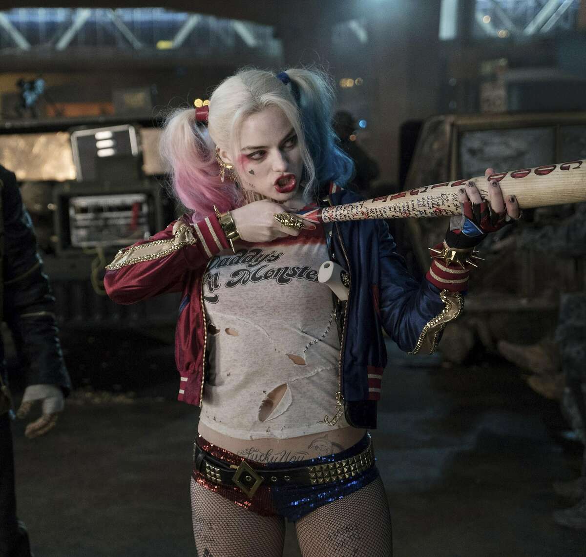 -- PHOTO MOVED IN ADVANCE AND NOT FOR USE - ONLINE OR IN PRINT - BEFORE AUG. 7, 2016. -- In an undated handout photo, Margot Robbie as Harley Quinn in the film "Suicide Squad." This year, the Harley Quinn character headlines three books, including a self-titled monthly comic, two six-issue mini-series and the new Warner Bros. film "Suicide Squad." (Clay Enos/Warner Bros. and DC Comics via The New York Times) -- NO SALES; FOR EDITORIAL USE ONLY WITH HARLEY QUINN ADV07 BY ROBERT ITO FOR AUG. 7, 2016. ALL OTHER USE PROHIBITED.