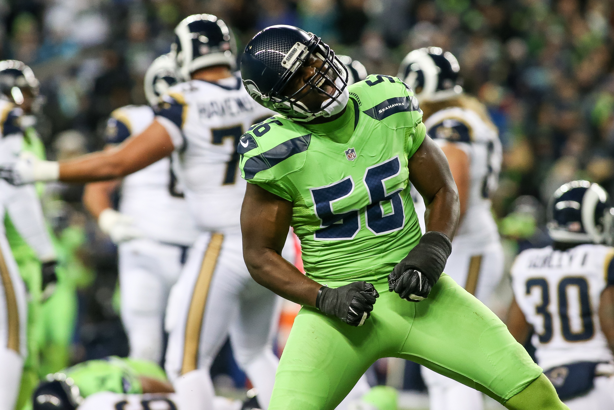 Seahawks cut Cliff Avril with failed physical designation, which