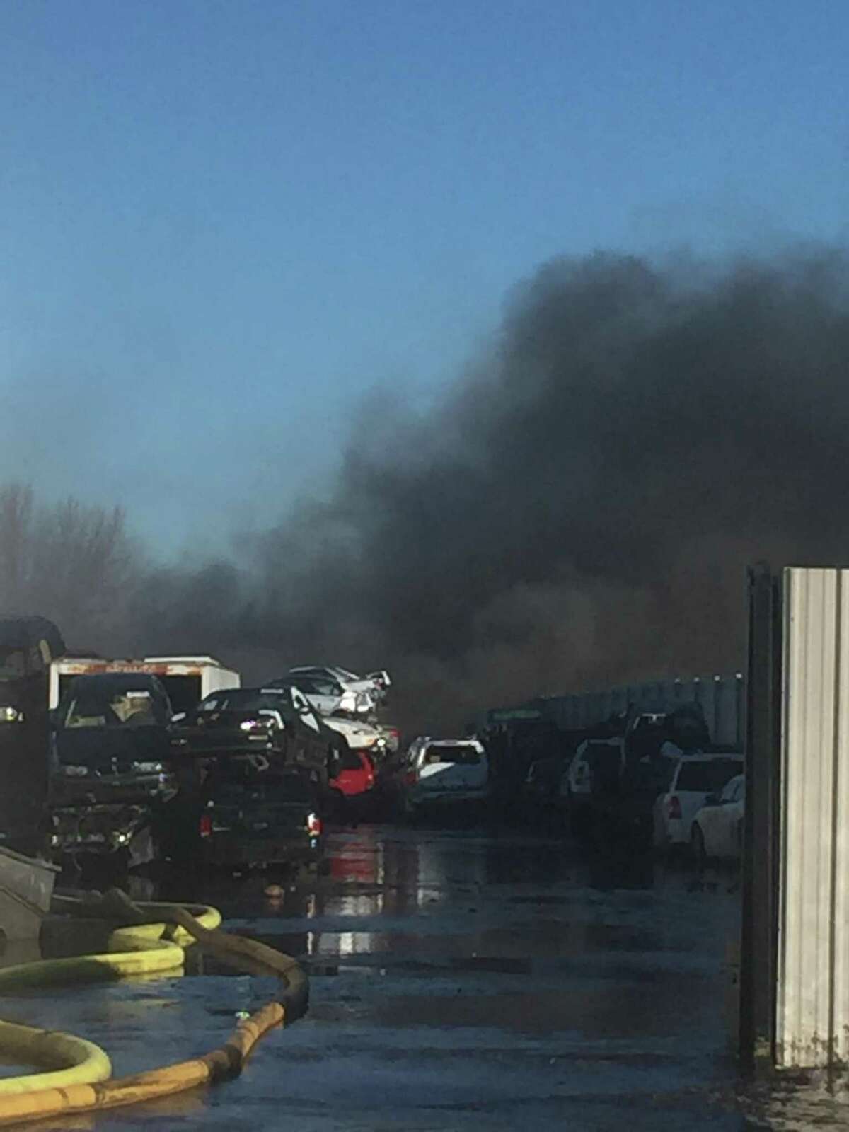 Richmond junkyard fire poses no major health issue, officials say