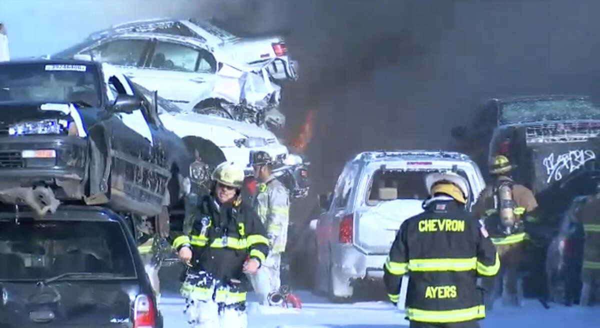 Richmond junkyard fire poses no major health issue, officials say