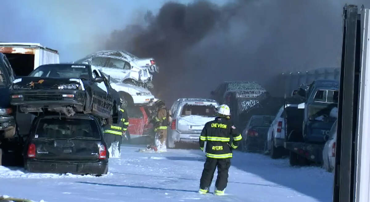 Richmond junkyard fire poses no major health issue, officials say