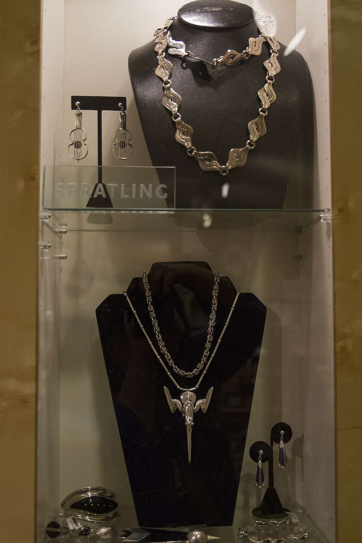 William Spratling jewelry at the San Antonio Museum of Art's gift shop.