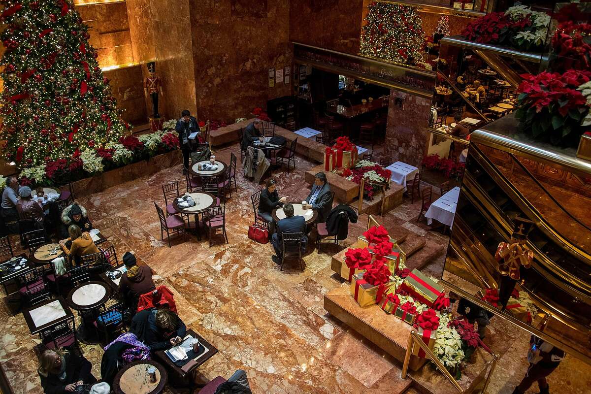 The Trump Tower Grille is viewed at Trump Tower in New York on December 15, 2016. A sneering restaurant review savaging a bistro in the lobby of his New York headquarters and casting aspersions on what it might mean for his presidency provoked another of Donald Trump's infamous Twitter broadsides on December 15, 2016. "Trump Grill Could Be The Worst Restaurant In America," screamed the headline on the Vanity Fair online article, sub-headlined: "And it reveals everything you need to know about our next president." The incoming Republican president, who has been at loggerheads with the magazine's editor Graydon Carter for decades, was not impressed. / AFP PHOTO / JIM WATSONJIM WATSON/AFP/Getty Images