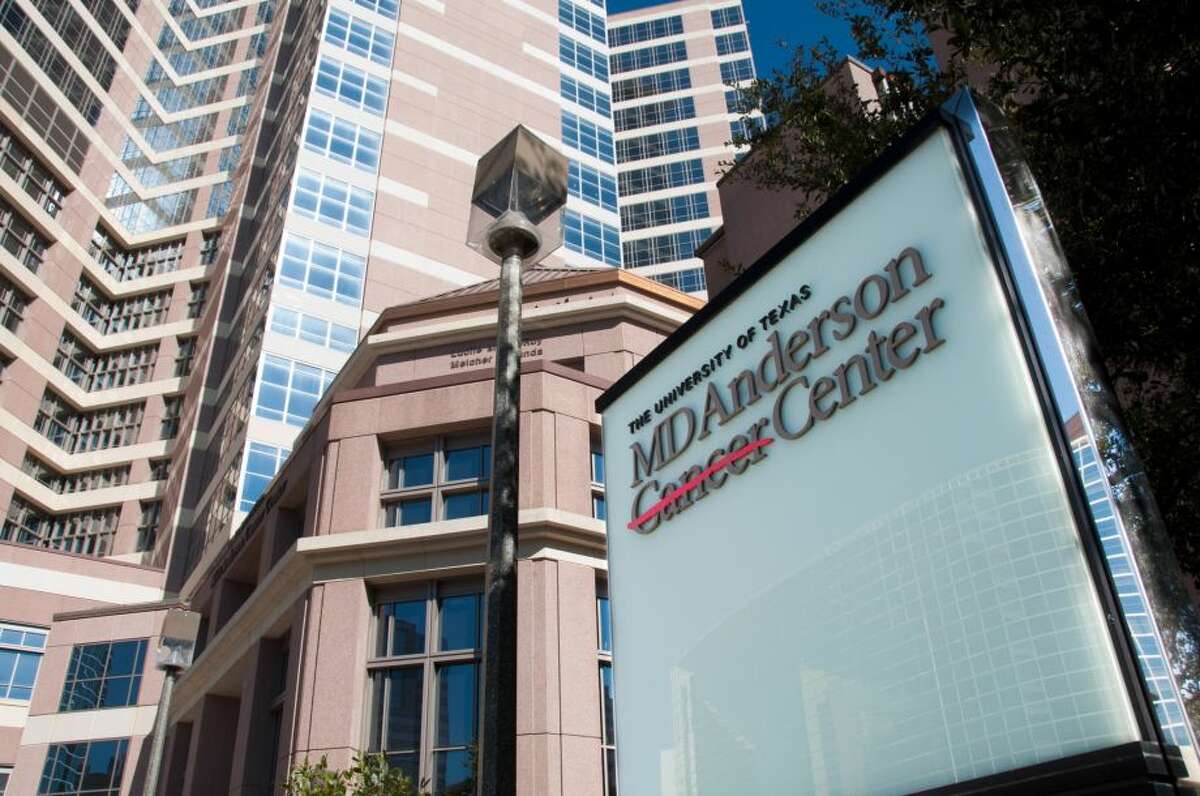 A view of the outside of the MD Anderson Cancer Center in Houston. (Chronicle File Photo)