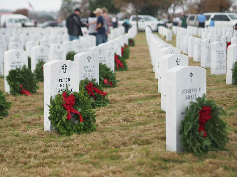 Record number of wreaths laid at Fort Sam Houston San Antonio Express