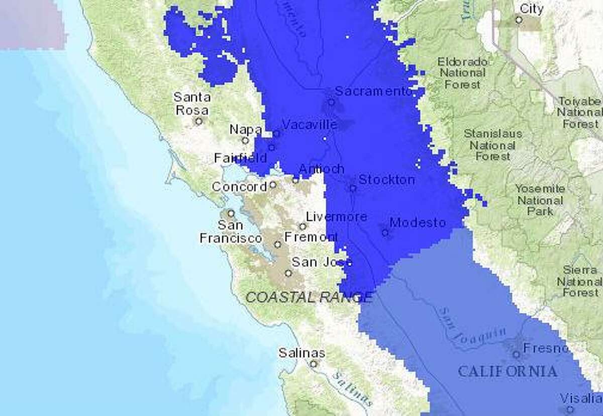 The National Weather Service issued a Hard Freeze Warning for parts of the Bay Area and inland valleys on Sunday morning. Some local residents complained about the temperatures on social media.
