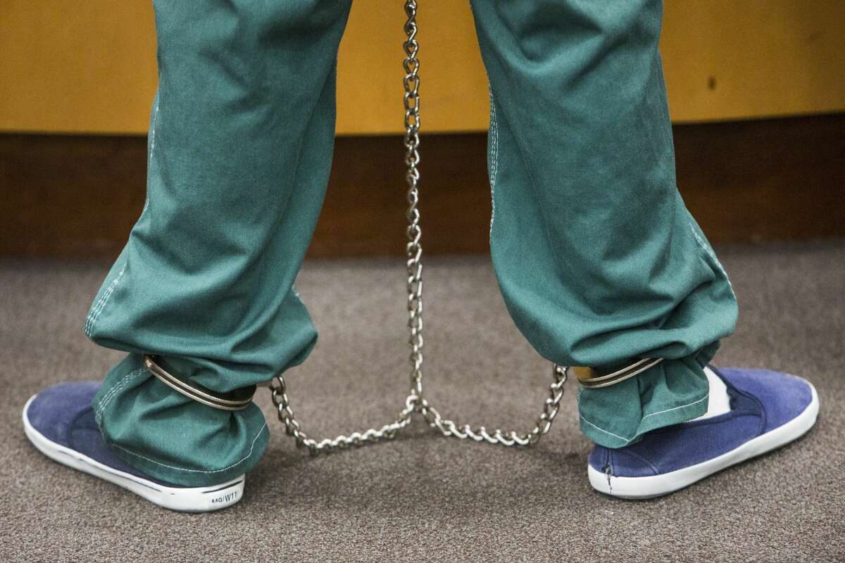A juvenile appears before Judge Michael Schneider in the 315th Juvenile Court on Tuesday, Nov. 29, 2016, in Houston. ( Brett Coomer / Houston Chronicle )