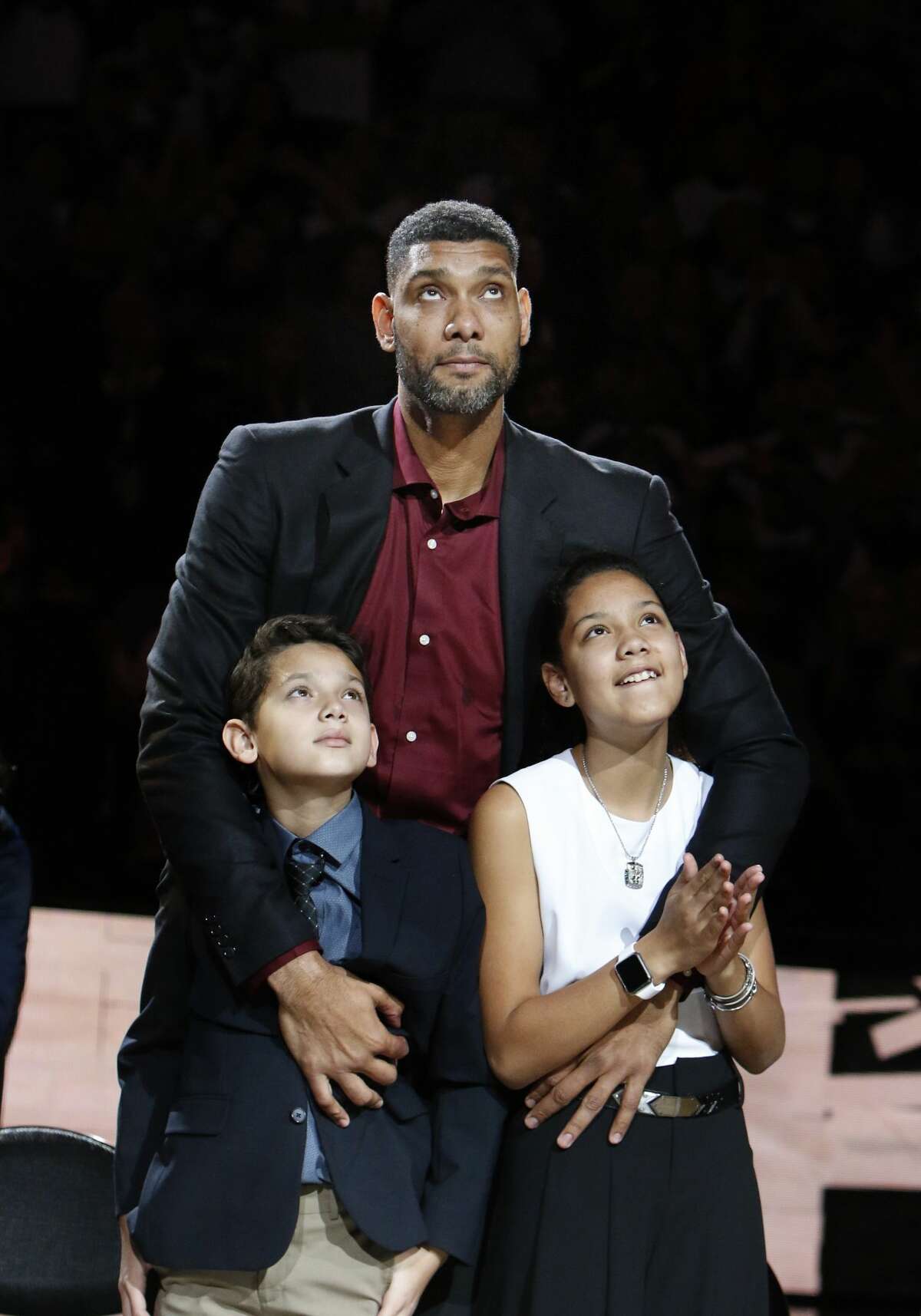 Tim Duncan jersey retirement ceremony in photos