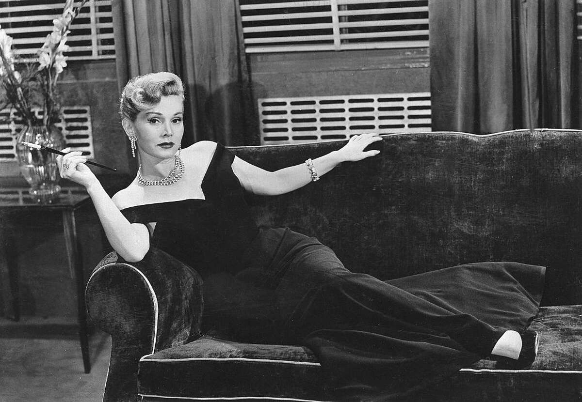 Zsa Zsa Gabor in the 1953 movie "L'ennemi public no 1." For more glamorous eye candy, scroll through the slideshow.