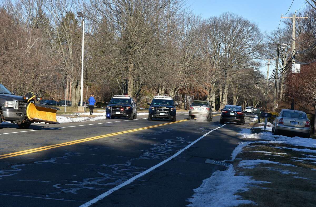 Norwalk Police were called to the area of All Saints School on West Rocks Road Tuesday, Dec. 20, 2016, on reports of shots fired, which turned out to be the sounds of a backfiring car.  