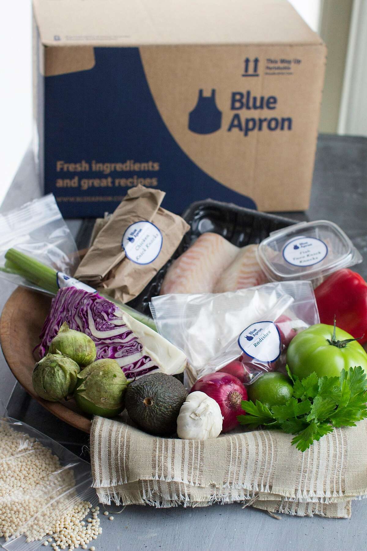 Blue Apron meal kit delivery service files for IPO
