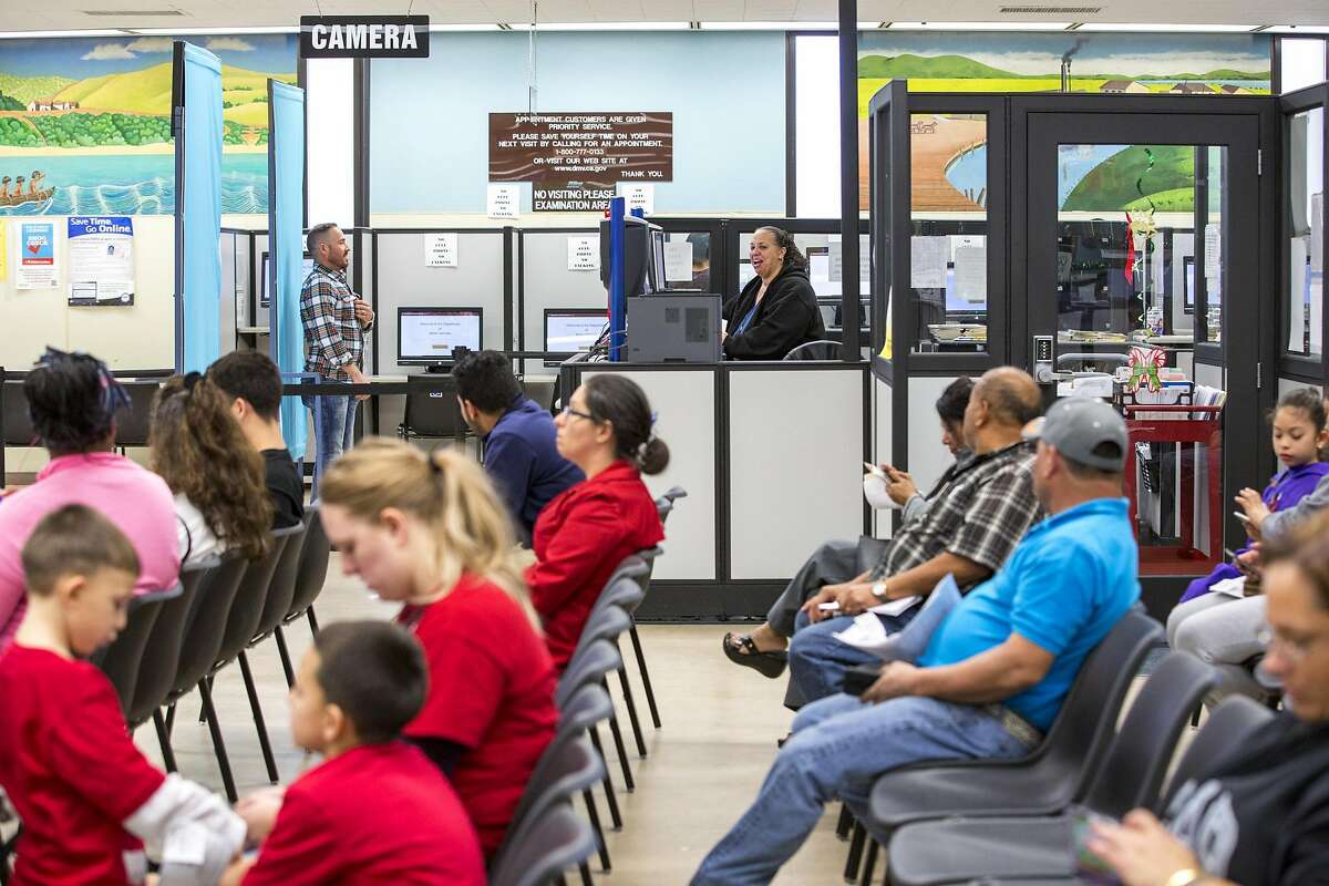 A December 2016 file photo of the Department of Motor Vehicles in Hayward.