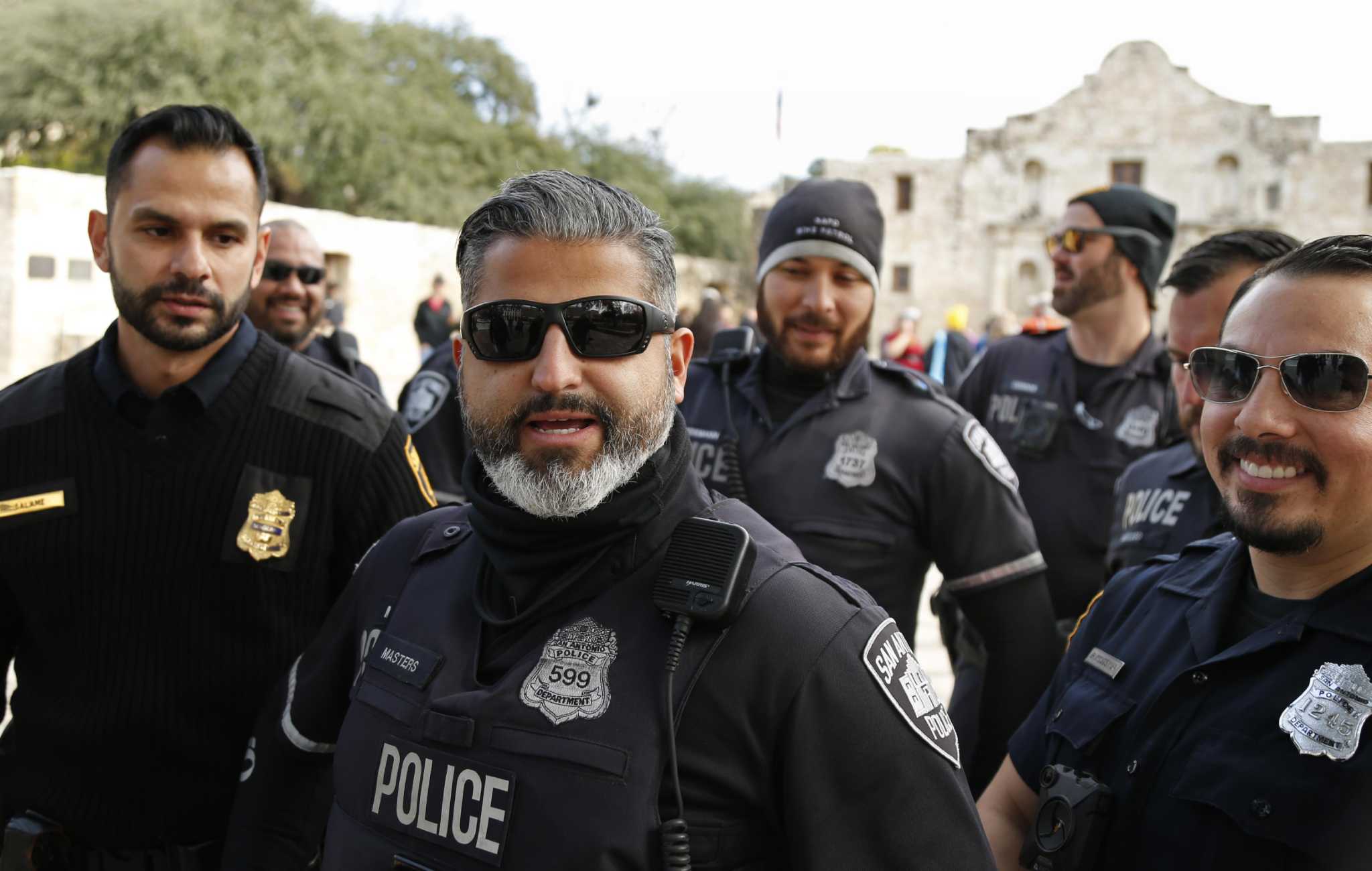 Cops grow beards to benefit cancer research, fallen officer