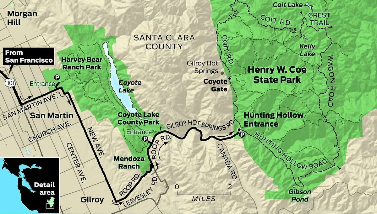 Henry Coe State Park Map Sunday Drive To Henry Coe's Hunting Hollow