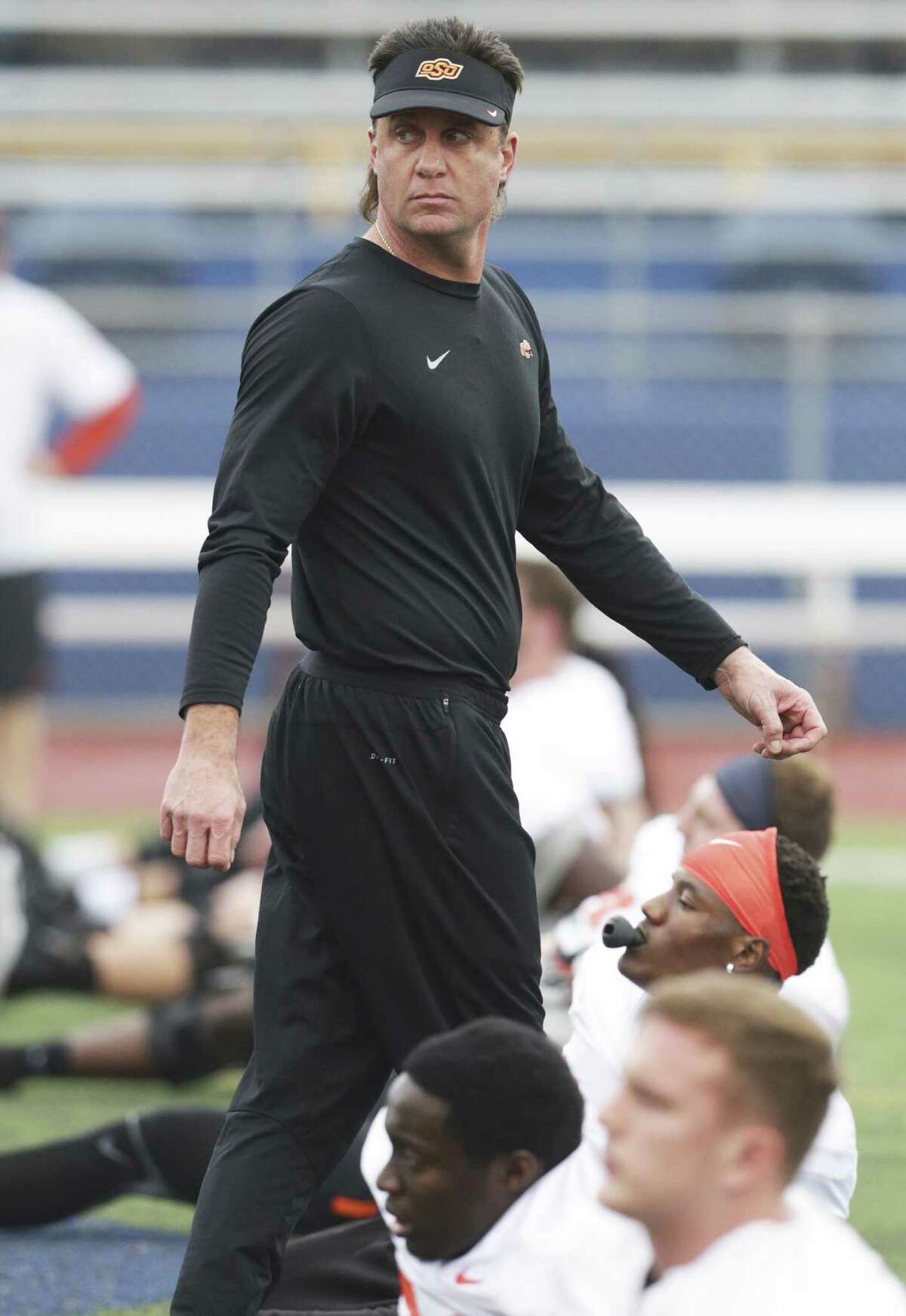 Oklahoma State coach Mike Gundy's mullet is magical