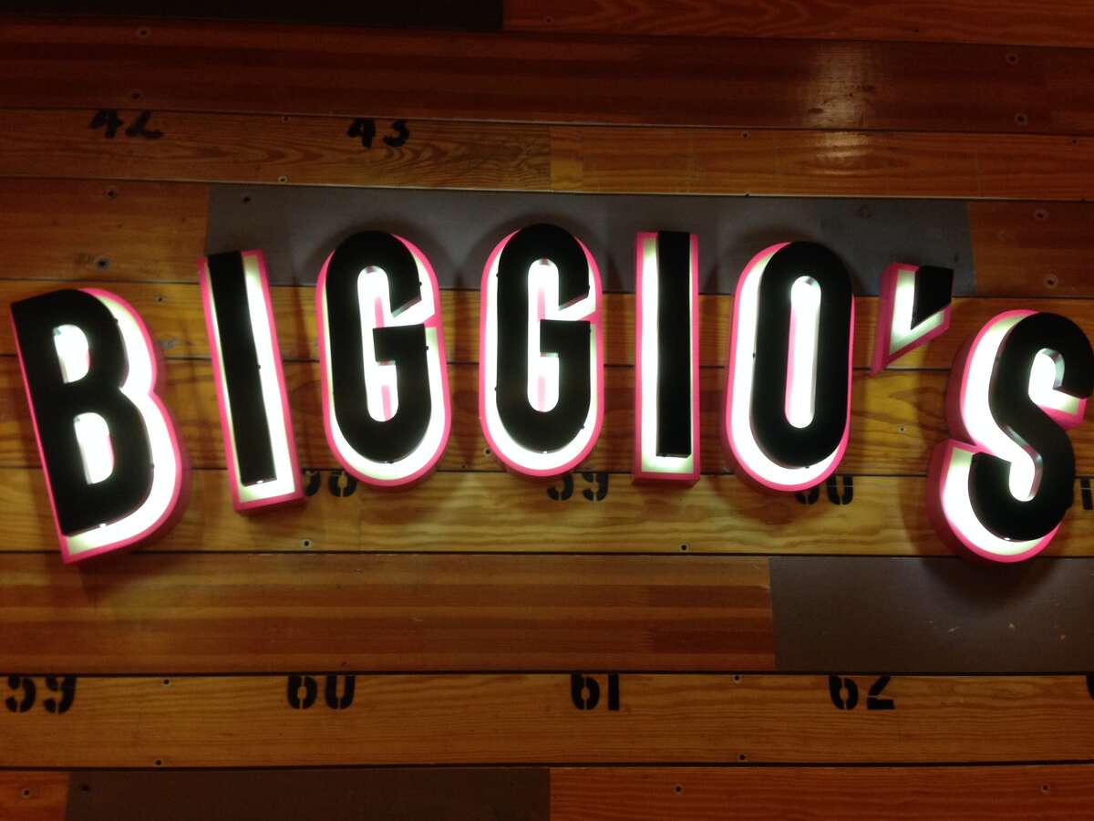 Biggio's, a sports bar that is a partnership between the former Astros star Craig Biggio and Marriott, opened at the 1,000-room Marriott Marquis Houston. Shown: Entrance signage.