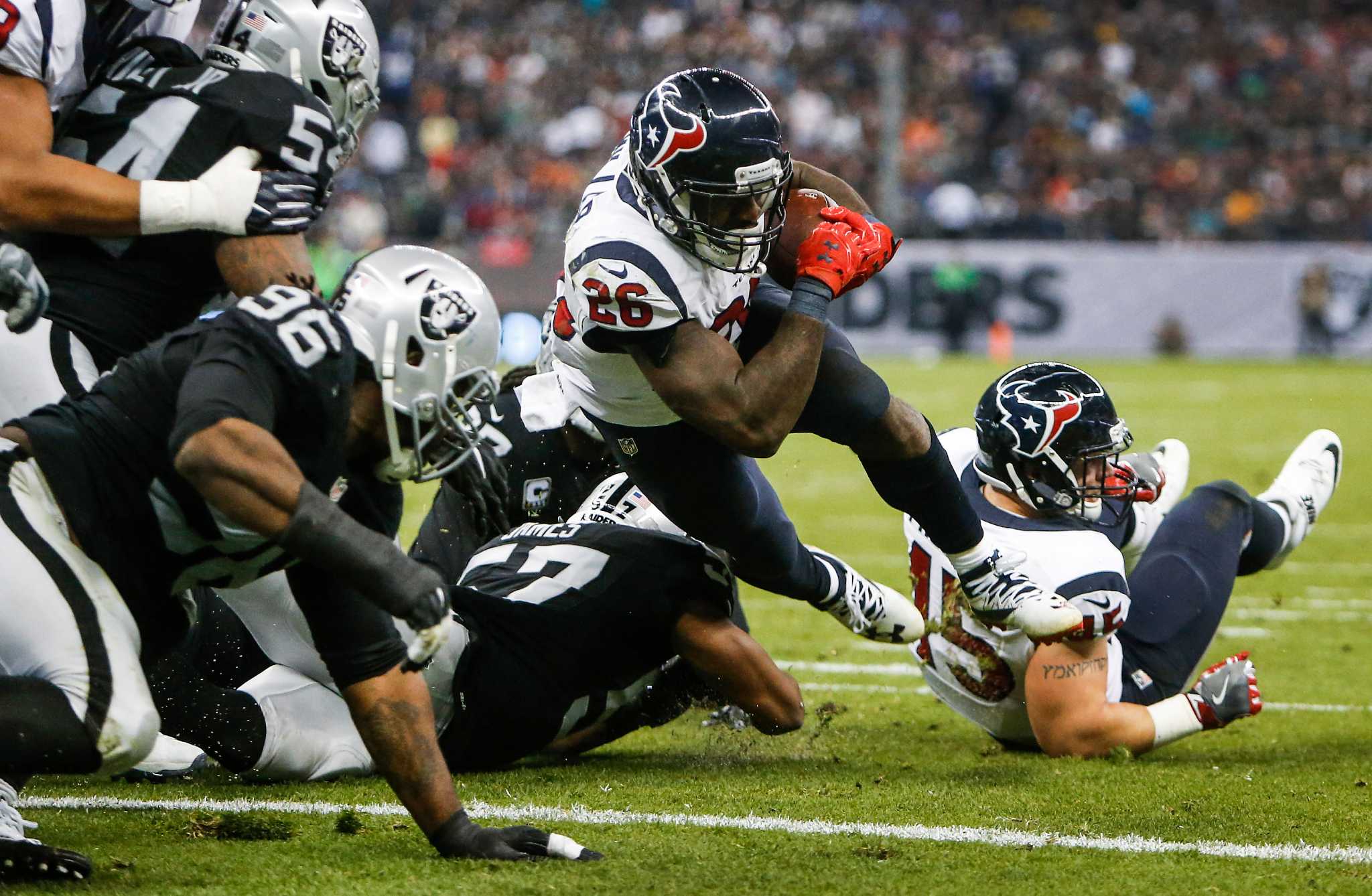 raiders texans playoff game